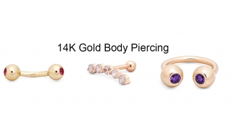 14k Gold Body Jewelry