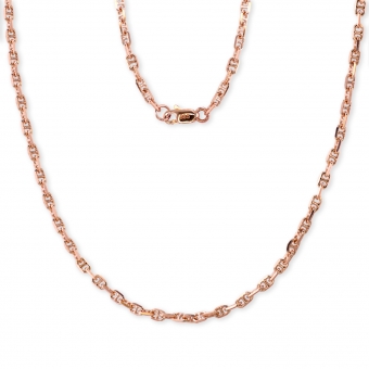 Cable Bar Insert Chain with Flat Clasp Lock