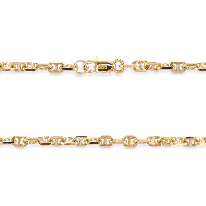 Cable Bar Insert Chain with Flat Clasp Lock
