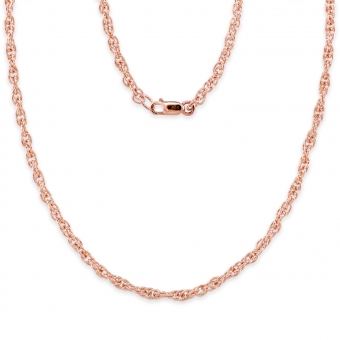 2.35mm Loose Rope Chain with Flat Clasp Lock