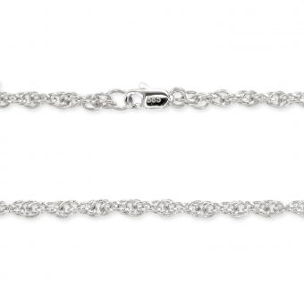 2.35mm Loose Rope Chain with Flat Clasp Lock