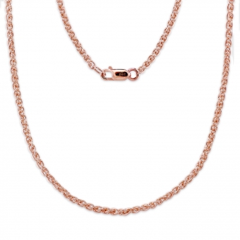 1.84mm Spike Chain with Flat Clasp Lock