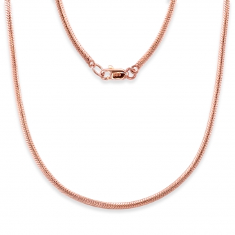 1.6mm Snake Chain with Flat Clasp Lock