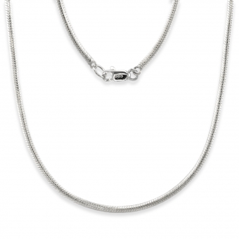 1.6mm Snake Chain with Flat Clasp Lock