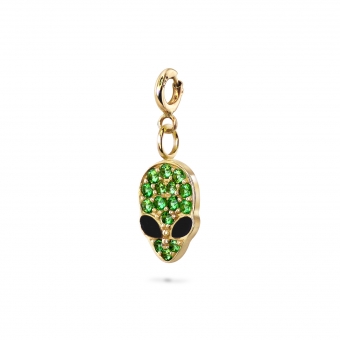 Alien Charm Dangling with Spring Lock