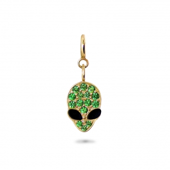 Alien Charm Dangling with Spring Lock