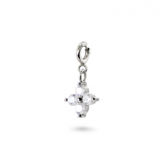 Big Flower Diamonds Set Charm