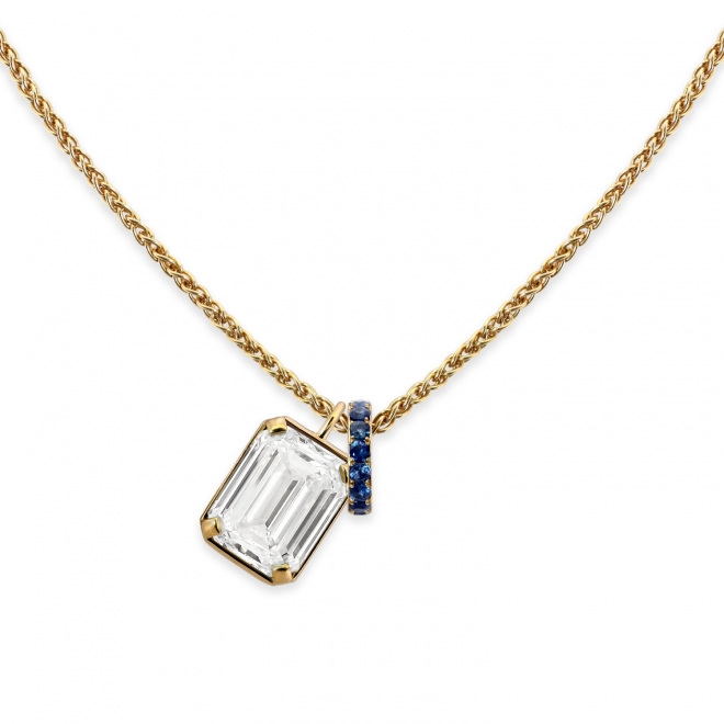 Eternity Round Diamonds Ring Charm