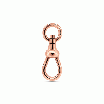 Gold swivel snap hook