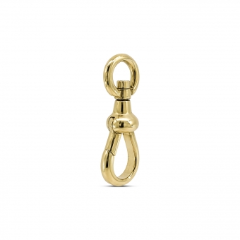 Gold swivel snap hook