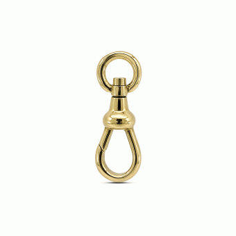 Gold swivel snap hook