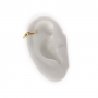 Solid Gold Wave Ear Clip