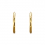 Thick Classic Tube Gold Hoop Earrings