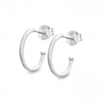 Inner Hoop Stud Earrings