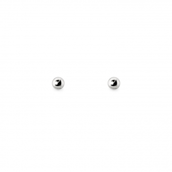Yellow Gold Plain Ball 1.5mm Stud Earrings