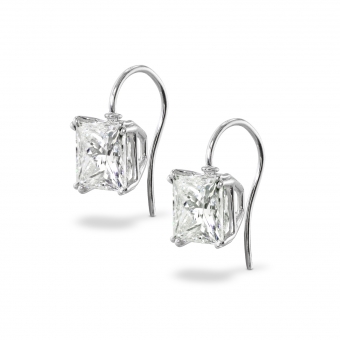 Princess Cut Diamonds Earrings