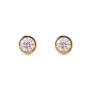 3.0mm Round Diamond Cup Setting Stud Earrings