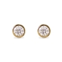 4.0mm Round Diamond Cup Setting Stud Earrings
