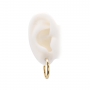 Hallow Hoop Stud Earrings 15mm Inner Diameter 