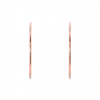 Hollow Hoop Stud Earrings 50mm Inner Diameter 