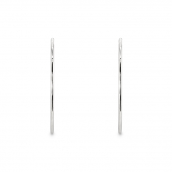 Hollow Hoop Stud Earrings 50mm Inner Diameter 