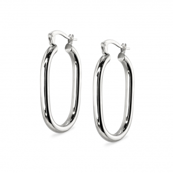 Hollow Squared Hoop Earrings