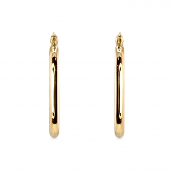 Hollow Squared Hoop Earrings