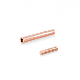 Gold Screw + Internal Threading Tube Set, Basic Piercing Parts