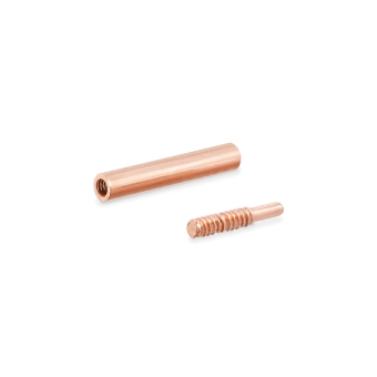 Gold Screw + Internal Threading Tube Set, Basic Piercing Parts