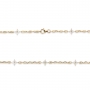 Five Diamond Flowers Chain Bracelet