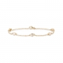 3mm Bezel Setting Chain Bracelet 3mm Bezel Setting Chain Bracelet