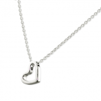 Thick Gold Heart Necklace