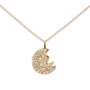 Smiley Shape with Diamonds Necklace