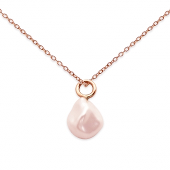 Gold Natural Pearl Necklace