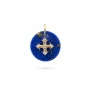 Lapis Lazuli Medallion with Gold and Diamonds Ornament