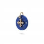 Lapis Lazuli Medallion with Gold and Diamonds Ornament