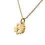 Solid Gold Skull Necklace