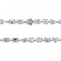 Mix Shape Diamonds Tennis Bracelet