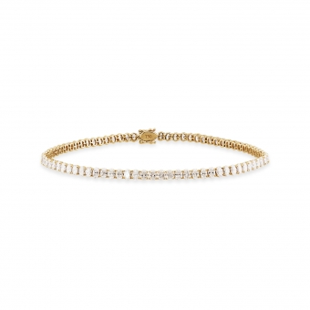 Eternity Oval Diamonds Tennis Bracelet
