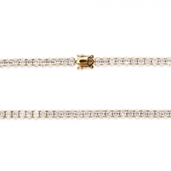 Eternity Oval Diamonds Tennis Bracelet