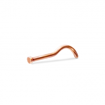 Gold Disk Nose Stud