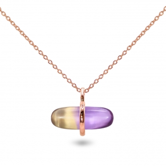 Aurum Ametrine Pillgem Necklace