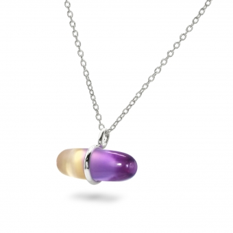Aurum Ametrine Pillgem Necklace