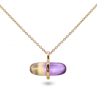 Aurum Ametrine Pillgem Necklace
