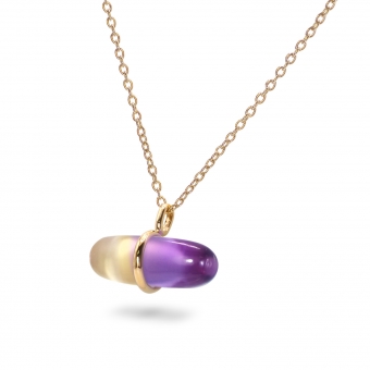 Aurum Ametrine Pillgem Necklace
