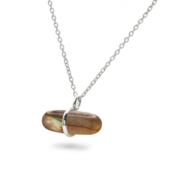 Aurum Labradorite Pillgem Necklace