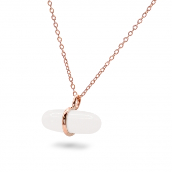 Aurum Moonstone Pillgem Necklace