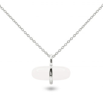 Aurum Moonstone Pillgem Necklace