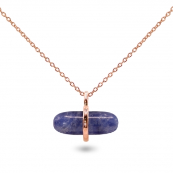 Aurum Sodalite Pillgem Necklace