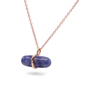 Aurum Sodalite Pillgem Necklace